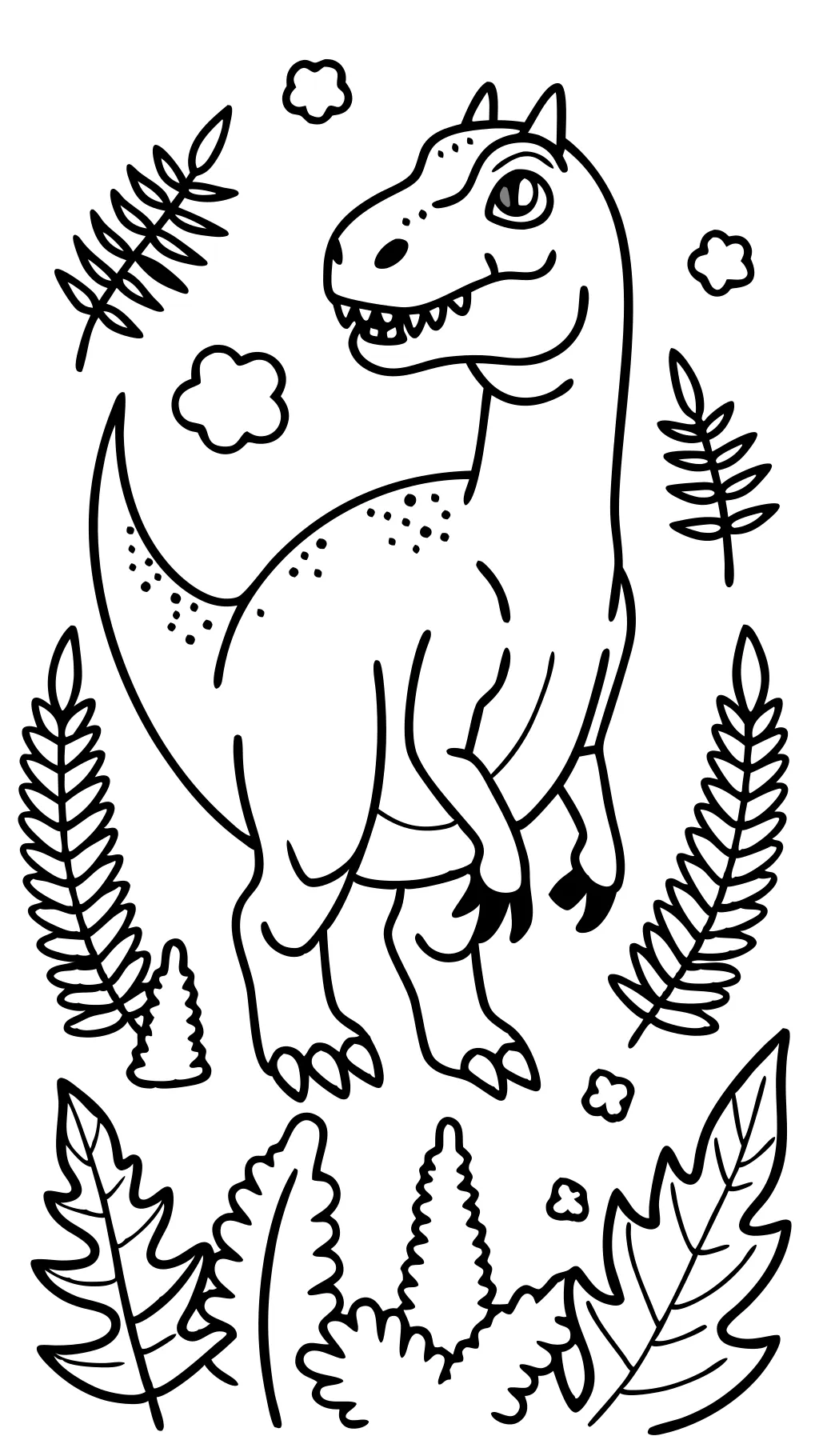 Página para colorear de Carnotaurus